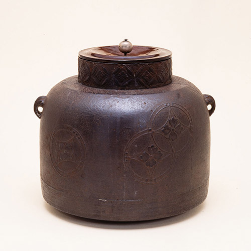 七宝地文肩衝釜 五郎左衛門浄清作