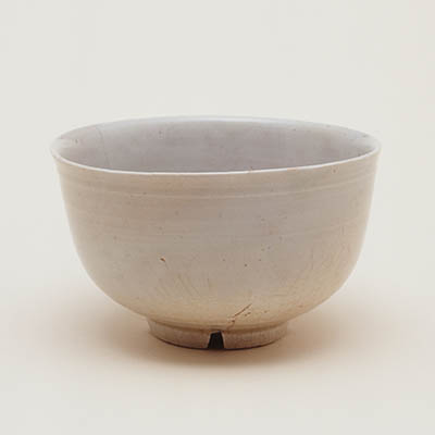 堅手 十文字高台 茶碗