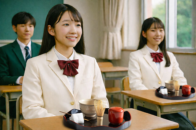 学校茶道