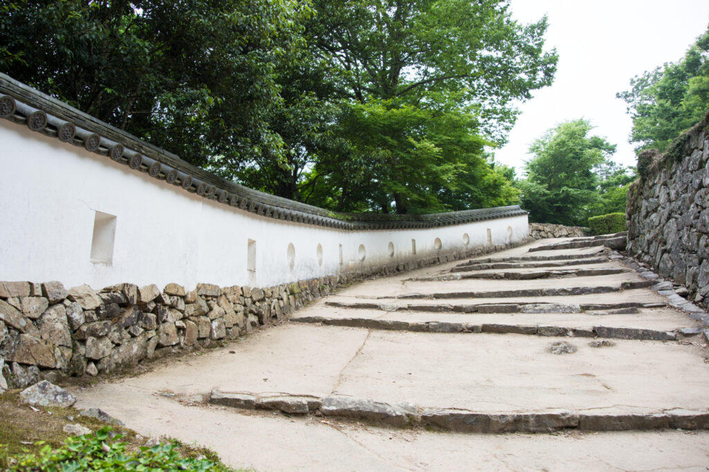 備中松山城　土塀